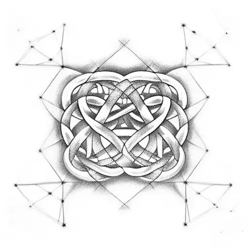 Galaxy Merging With A Dna Double Helix