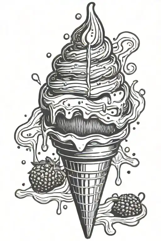 Melting Icecream Cover Up