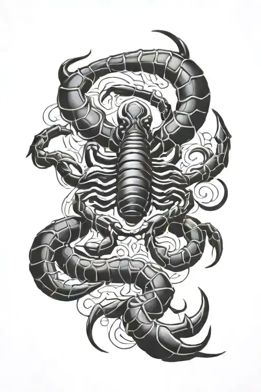 Scorpion With Father And Daughter Theme Sleeve