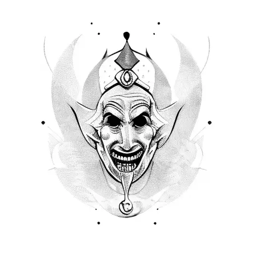 Scary Medieval Jester