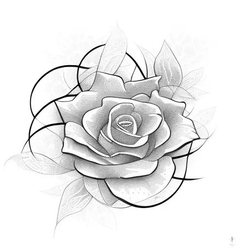 A Field Of Flowers With Hidden Money Symbols Intertwined In The Petals