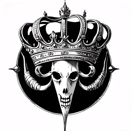 Astrological Sign Cancer With A King's Crown