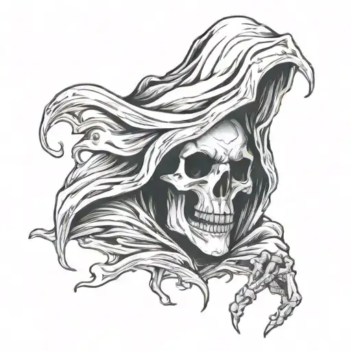 A Grim Reaper To Fit On The Chest