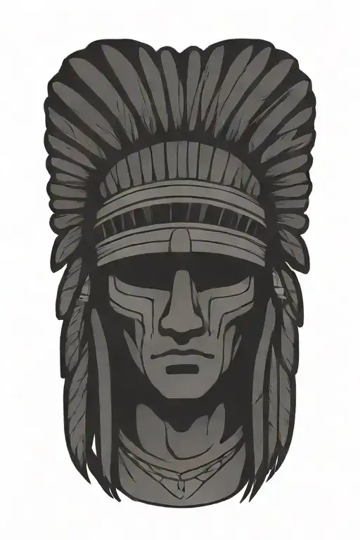 Faceless Native American Headdress