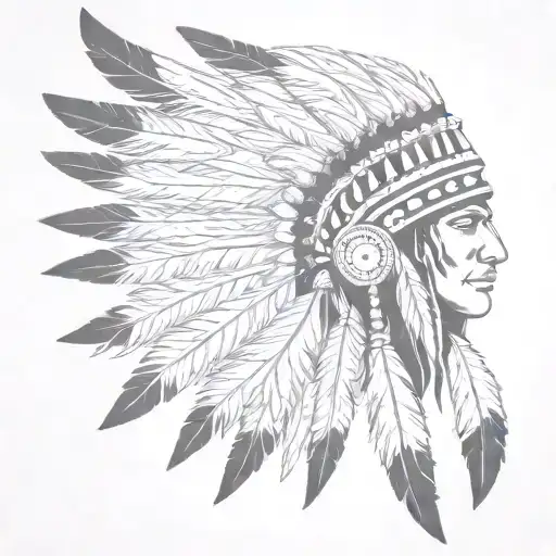 Indian Feathers Headdress