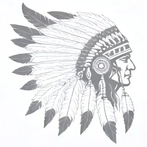 Indian Feathers Headdress