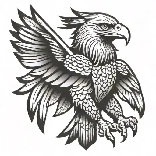 Art Deco Eagle