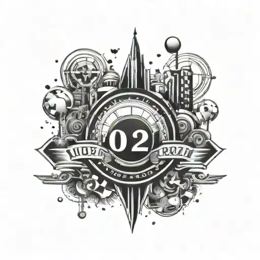 Tomorrowland Logo With The Date 2024