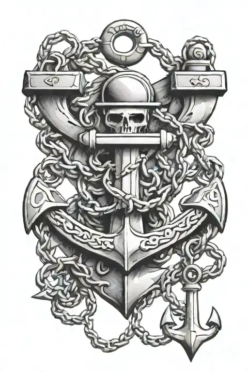Navy Chief Anchor & Chain