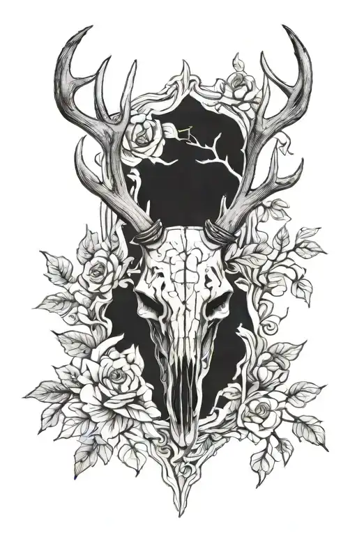 Deer Skull Inside
