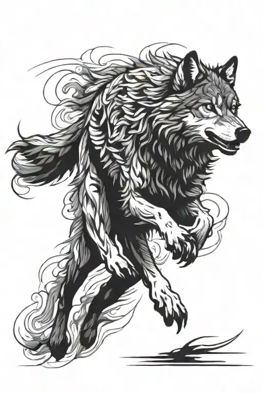 Wolf Running