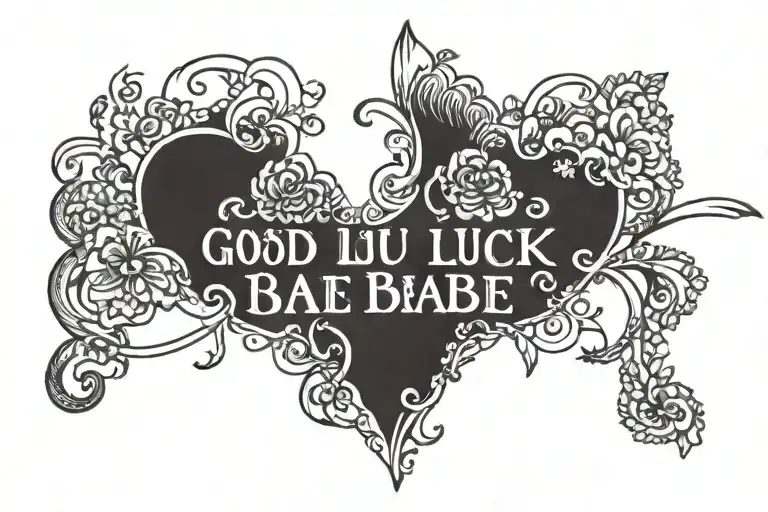 Good Luck Babe Quote Incorporated Simple