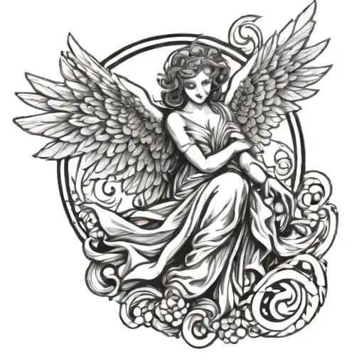 Angel Colorful Light