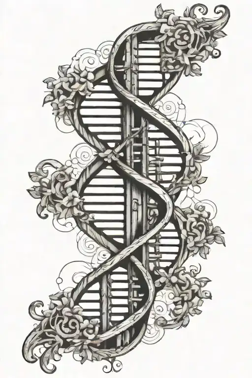Friend Bloodline Dna Double Helix