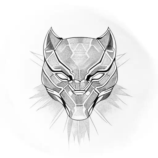 Black Panther Laying Down