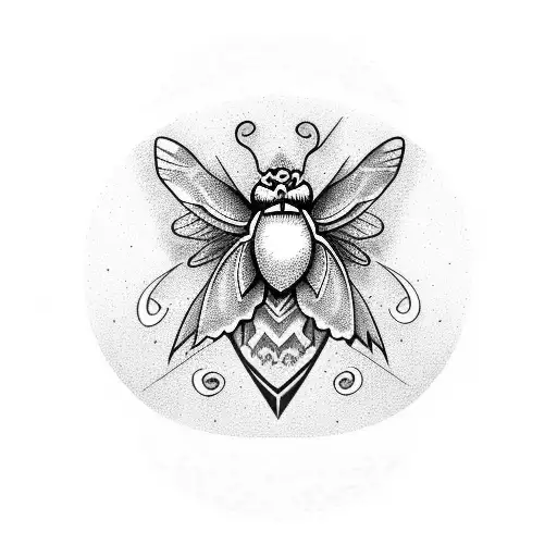 Death Moth And Moon With Florals Chest