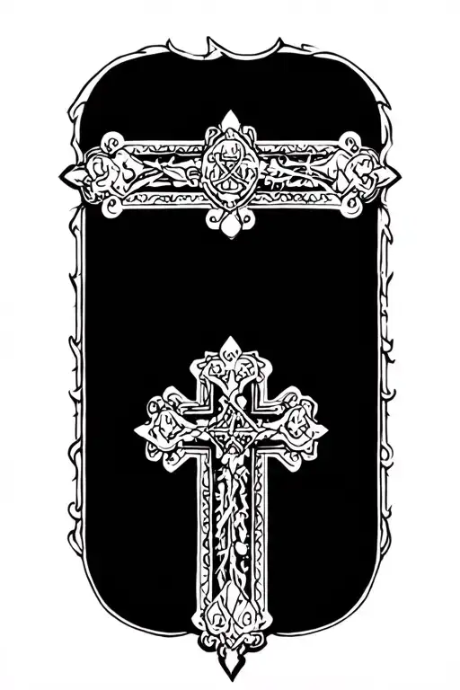 Russian Orthodox Cross Surrounded