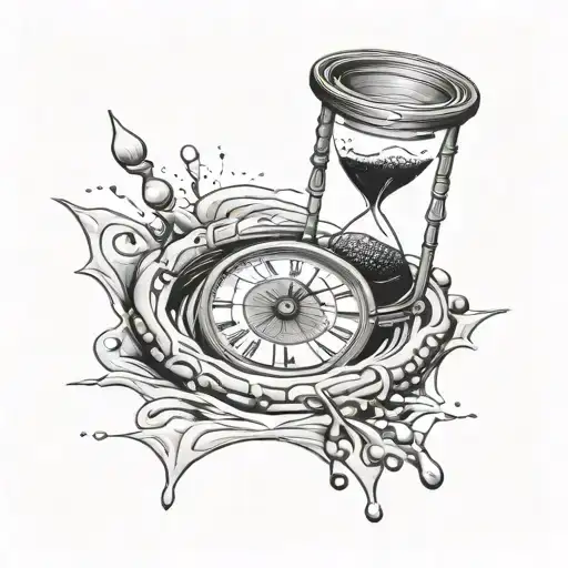 A Broke Sand Clock That Is Broke
