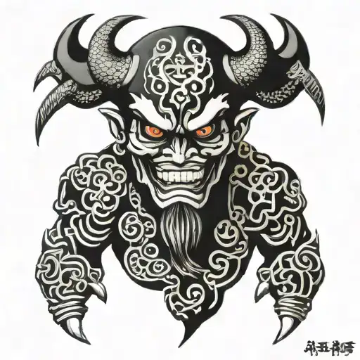 Mask Japanese Demon