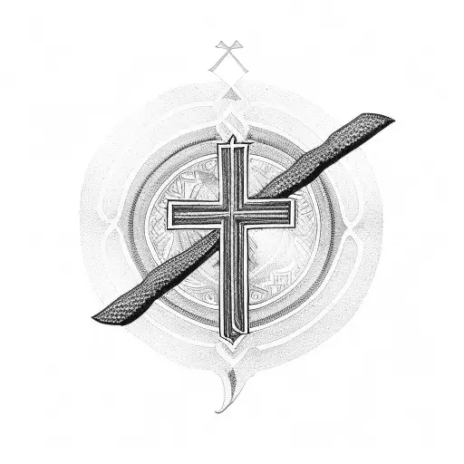 Pigeon And A Christian Cross With The Birthdate 2002