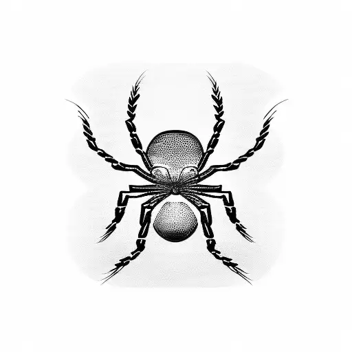 Spider In Japanese Design