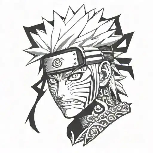 Naruto With Skull Face