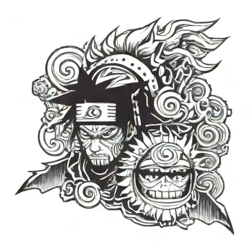 Naruto With Skull Face