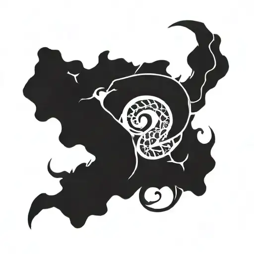 Nordic Runes Self Eating Snake