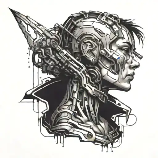 Cyberpunk Style Neck