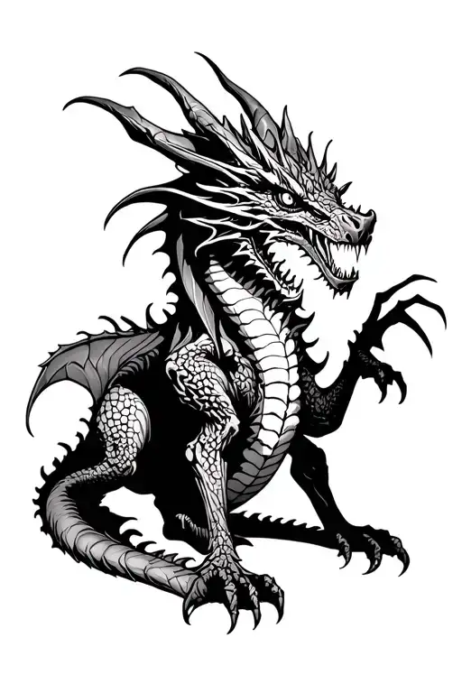 Zombie Dragon Demonic