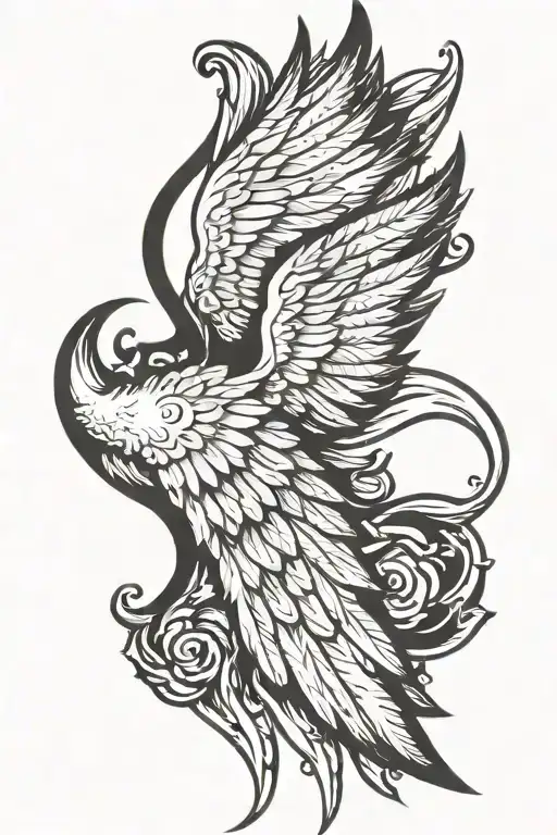 Angel Wing With Wings