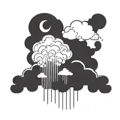 Akatsuki Cloud And Rain Cloud