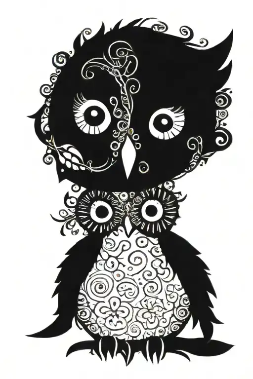 Zentangle Owl