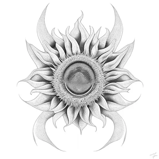 Dinosaur Sunflower Heather