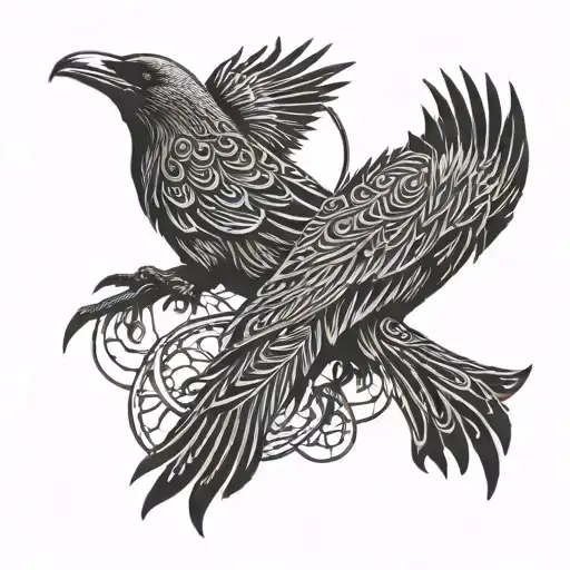 Norse Ravens Nordic Hugin Munin