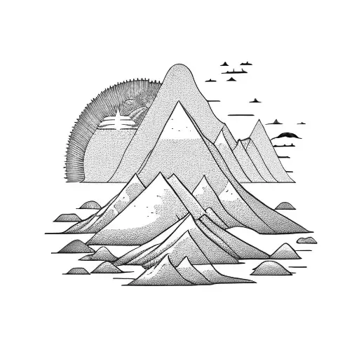 Beach Mountain Desert