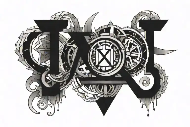 Roman Numerals And Symbol Of Triumph