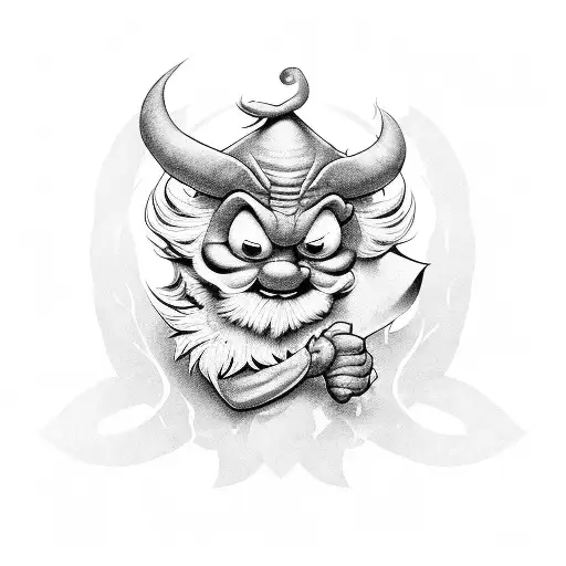 Smurf With A Scary Style