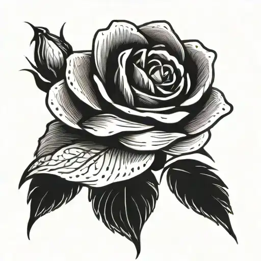 An Extension Of Rays Coming Out Of A Rose