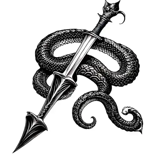 Coiled Snake Dagger