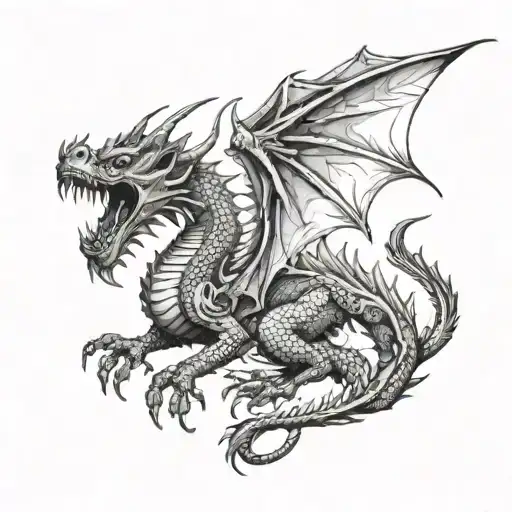 Dragon Para La Espalda