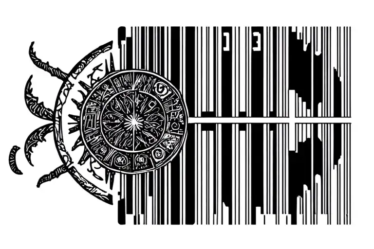 Barcode And Zodiac Symbol Incorporated