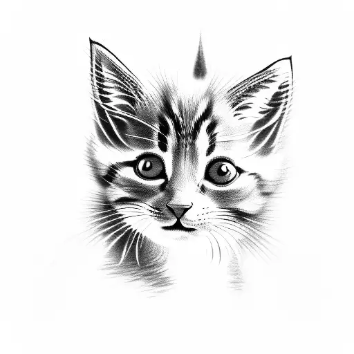 Kitten With Big Bat Wings