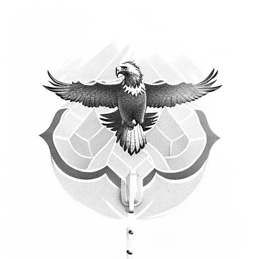 Eagle Flying Through Lifeguard Safe Tube