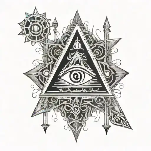 Bill Cipher In Gothic Style