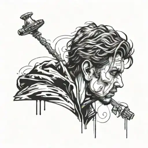 Sad Man Overthinker Creative And Sick