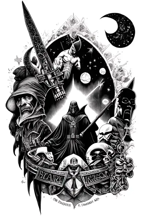 Mix Of Harry Potter Lord Of The Rings And Star Wars