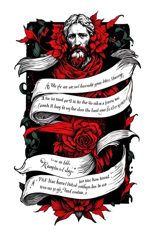 Bible Scripture Of Zechariah Black And Red