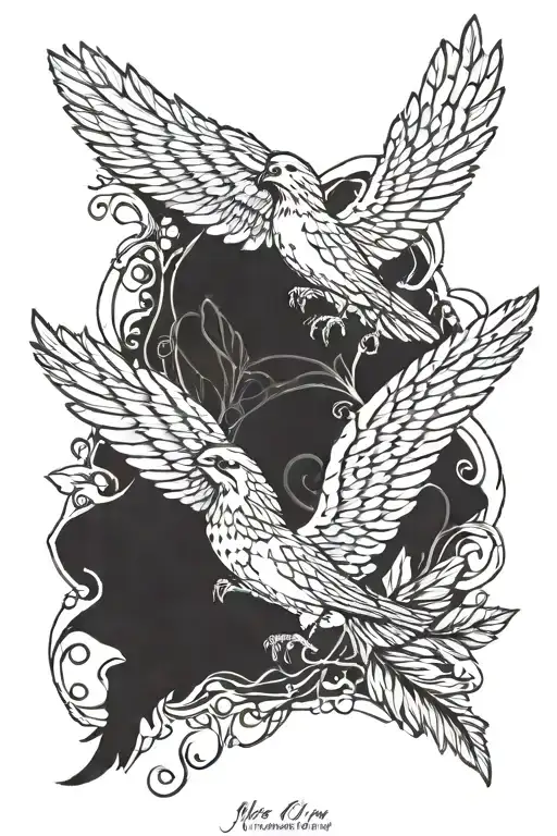 Nan And Grandad And Dart And Feather