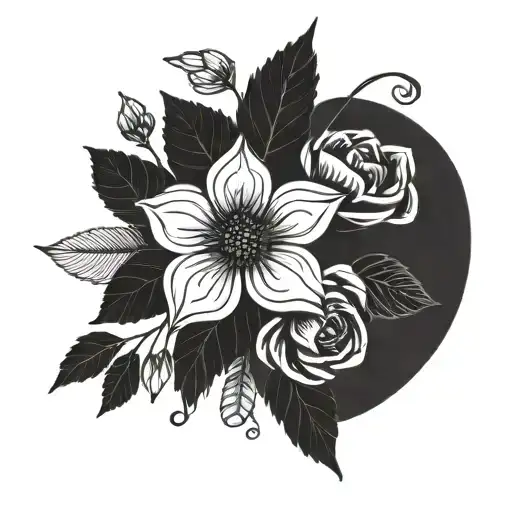 November December March October Birth Flower Bouquet